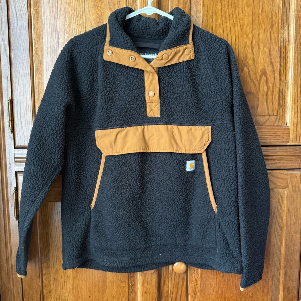 Carhartt Black and Tan Relaxed Fit Fleece